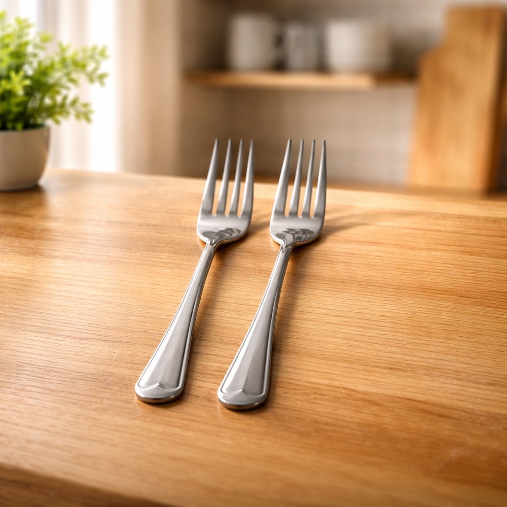 Spirit of America Washington Forge 2 Three-Tine Desert Forks Stainless Flatware